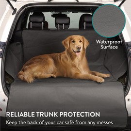 Navaris Waterproof Car Boot Cover - Versatile Trunk Cargo Liner - Perfect for Protecting Rear of Vehicle - Easy to Clean Adjustable Durable Car Back Accessory