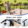 Zylorix 1Pack 6FT Stainless Steel T304 Black Handrail for Cable