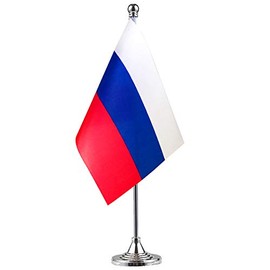 GentleGirl Russia Flag Russian Flag Table Flag,Desk Flag,Office Flag,International World Country Flags Banners,Festival Events Celebration,Office Decoration,Desk,Home Decoration
