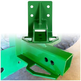 ECOTRIC Rear Trailer Hitch Receiver Compatible with John Deere Gator 4x2 6x4 Old-Style Lawn Mower Garden Tractor Trailer Hitch Receiver