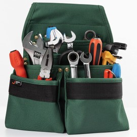 Jetech Tool Belt Pouches Bag with 4 Pocket - Heavy Duty Tool Utility Pouch for Electrician, Carpenters, Craftsman, Gardening