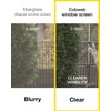 COBWEB Premium Window Screen DIY KIT 39" 51" Blocks Rain,