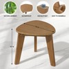 Domax Beautiful Bamboo Shower Bench for Inside Shower - 12