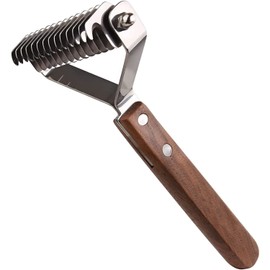 AIDIYA Dog Pill Remover Cat Comb, Pet Comb, Hair & Unwanted Hair Comb, Stainless Steel, Pet Supplies, Hair Loss, Thick Hair Knot Removal, For Dogs and Cats, Long and Short Hair (L)