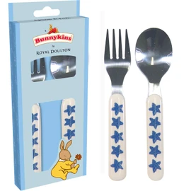 Bunnykins TTAT/B08D Spoon and Fork, Shining Stars Design
