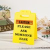 MBL Funny Office Desk Sign - Please Ask Someone Else,
