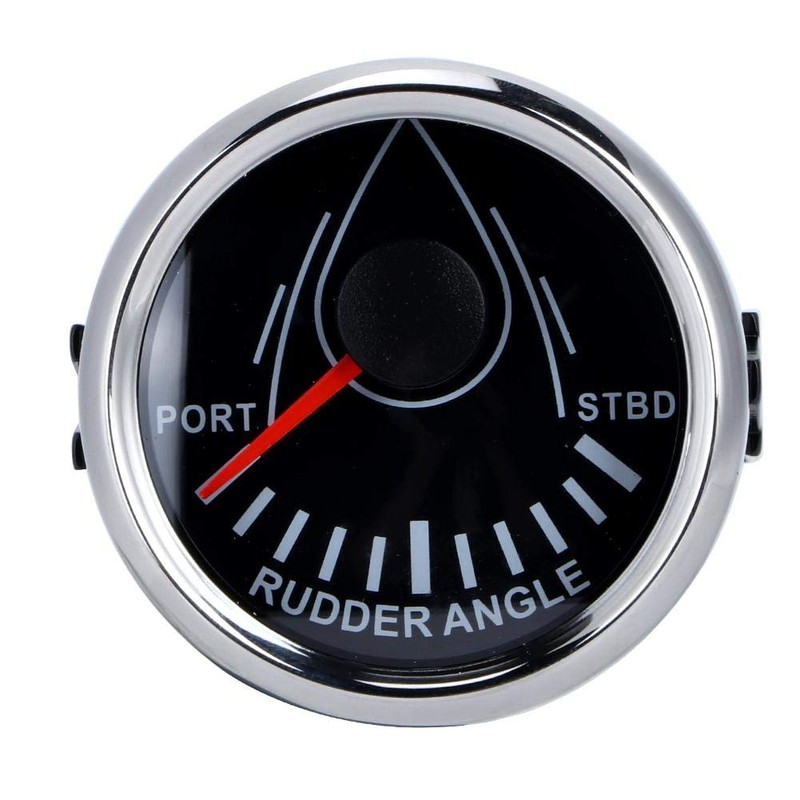 Rudder Angle Indicator, 52mm Boat Rudder Angle Gauge 0 190