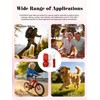 CHADWICK Multicolor Bear Bells with Whistle, Includes Matching Emergency Whistle,