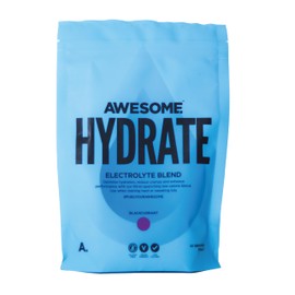 Awesome Supplements Hydrate - Blackcurrant | Low Calorie Electroylte Drink | 250g, 30 Servings