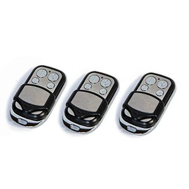 3 X NOVOFERM NOVOTRON 502 MAX43-2, 504 MAX43-4 compatible remote control replacement transmitter, 433.92Mhz rolling code keyfob