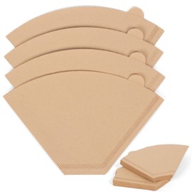 ANTETOK Disposable Coffee Filters - 200 Count Cone Coffee Filters #4,Unbleached Natural Coffee Paper Filters 8-12 Cup,Compatible with Pour Over Coffee Maker