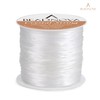 BEADNOVA 1mm Elastic Stretch Polyester Jewelry Bracelet Crystal String Cord