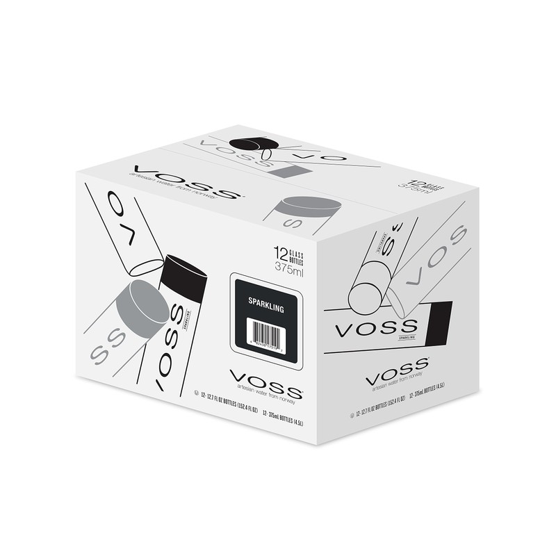 VOSS Artesian Sparkling Water, 12.68 Fl Oz (Pack of 12)