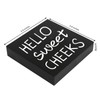 Hello Sweet Cheeks Wooden Box Sign, Hello Sweet Cheeks Bathroom