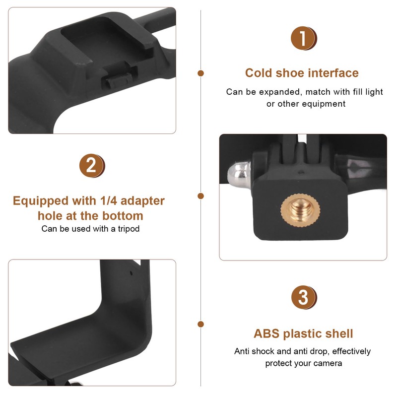 Camera Protective Frame Housing Shockproof Black for Insta360 One RS