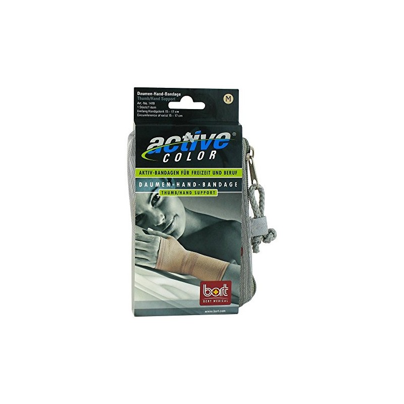 Bort ActiveColor 1470 Medium Skin Wrist Thumb Brace for Right