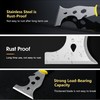 Scraper Tool,Stainless Steel 13-in-1 Painters Tool, Putty Scraper Professional Quality,Professional