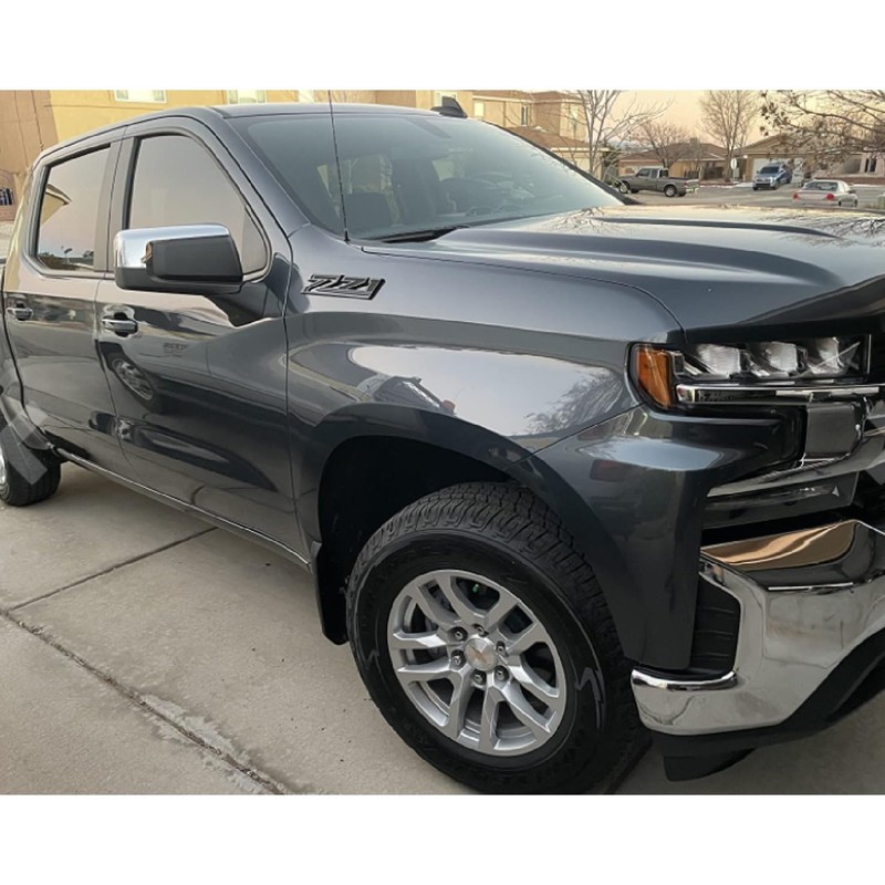 2019-2023 New Z71 Emblem Badges for Silverado 2PCS (Matte Black)