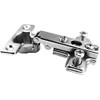 35-110_ Degrees Concealed Hinge Full Overlay Type with Mounting Plate