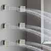 HOMEDEC Shower Jet Body Massage Wall Side Sprayer Square Brass