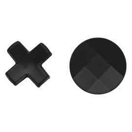 D Pads for One Elite Elite Series 2, Stainless Steel D Pads 2Pcs Directional Pad Replacement Parts Video Games Accessories for One Elite Elite Series 2 (Black)