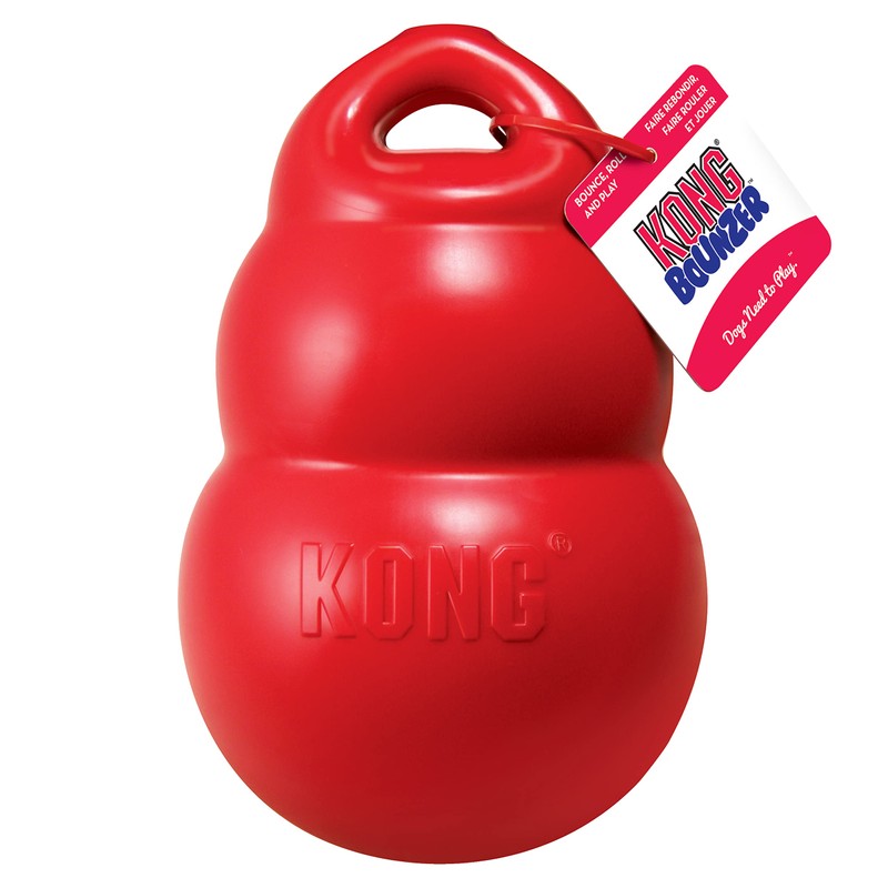 KONG Bounzer Dog Toy, Large, Red