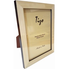 Tizo 5" X 7" White Wooden Frame, Made in Italy