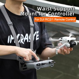 For DJI RC 2/1 Remote Controller Chest Strap Support Mount, Mini 5 Pro/Mini 4 Pro/Mavic 4 3 Pro/Air 3s Drone Accessories Remote Control Bracket, Free Hands Waist Support Mount (For RC/RC2)