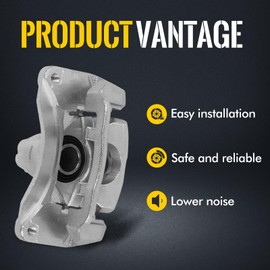 KUSATEC 19B2583 19B2582 Disc Brake Caliper with Bracket fit for Subaru Baja 2003-2006/Legacy Outback 2000-2004; Both Left and Right side