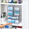 Clear Stackable Storage Drawers, Acrylic Bathroom Makeup Organizer, Plastic Bins