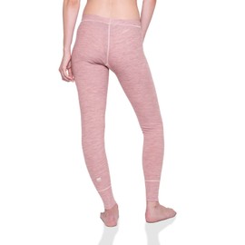 MERIWOOL Women’s Base Layer Bottoms - Lightweight Merino Wool Thermal Pants Pink Heather