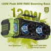 Portable Bluetooth Speaker 120W Peak 80W Wireless Speakers, TWS Pairing,