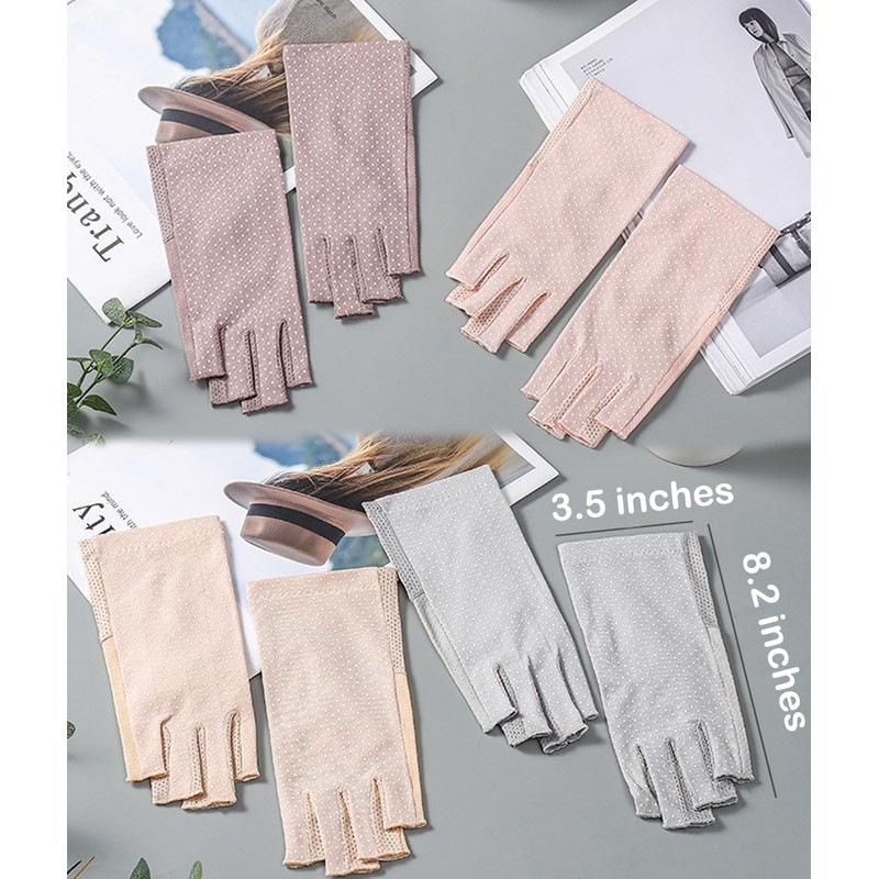 Eohak Women Driving Gloves Sun UV Protection Summer Outdoor Hiking
