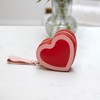 Stackers Red Heart Travel Jewellery Box
