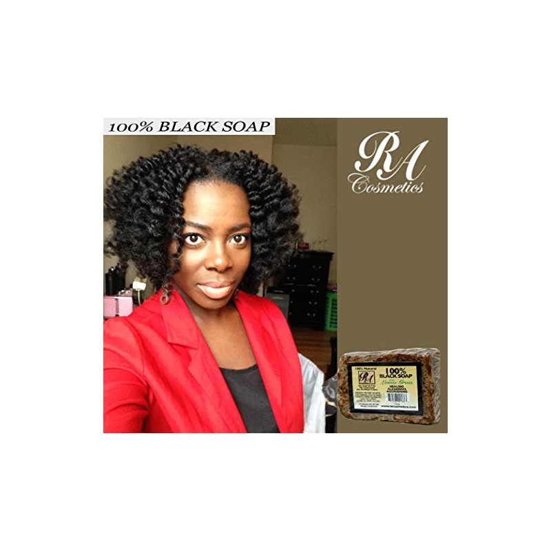 RA Cosmetics 100 Black Soap, Lemon Grass, 5 oz