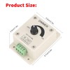 TECHZOCO Dimmer LED Strip Voltage Regulator with Rotary Knob LED