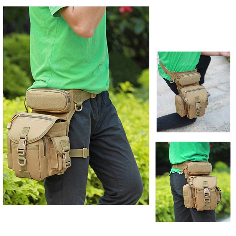 Drop Leg Bag Waterproof Thigh Waist Packs Pouch for Traveling