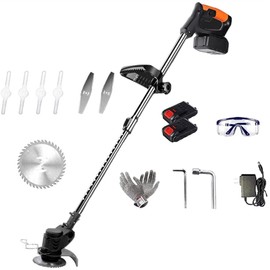 String Trimmer Cordless Sweeper Electric Handheld Portable Lawn Mower Agricultural Household Cordless Weeder Garden Pruning Tool Brush Telescopic Rod Cutter Electric Lawn Mower Gardening