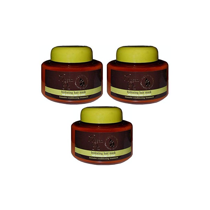 Argan Oil Hydrating Hair Mask 220 millilitres X 3