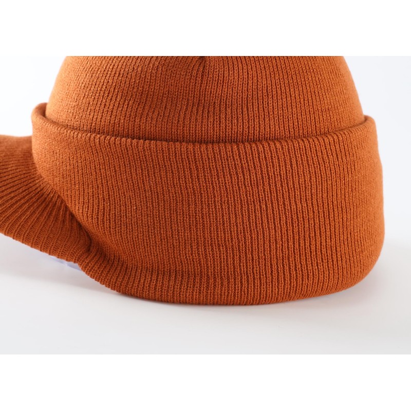 Home Prefer Men's Winter Beanie Hat with Brim Warm Double