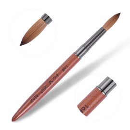 KADS Upgrade Acrylic Nail Brush Pure Kolinsky Hair Acrylic Round Shaped Supermarket Standard (16#)