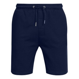 Love My Fashions Men's Shorts tarley Fleece Jogging Sweat Shorts with Pockets Jogger Shorts Men Drawstring Comfy Jersey Shorts for Men UK Navy