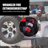 ZKFAR Pack-1 Fire-extinguisher Holder Adjustable Roll Bar, American Flag Pattern,