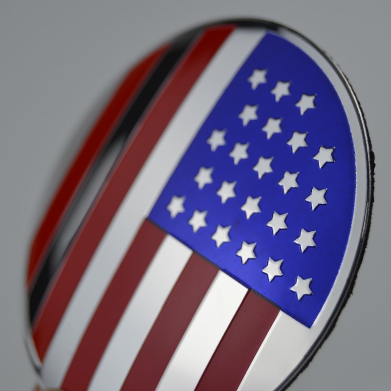 4X 56.5mm=2.24 inches American Flag Wheel Hub Center Cap Emblem