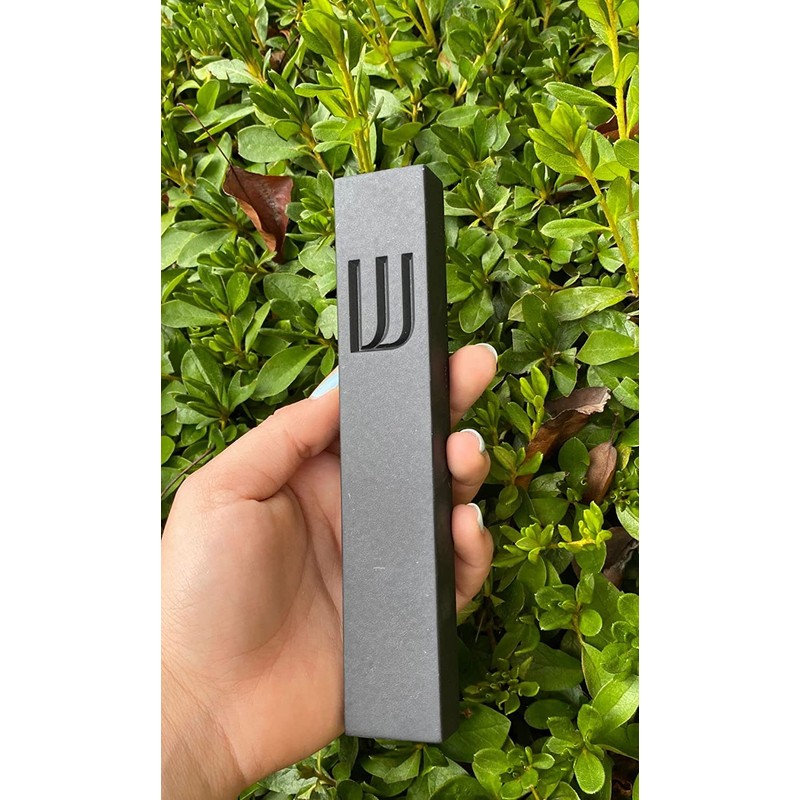A&S Mezuzot Modern Concrete Mezuzah Case with Scroll, Easy Peel