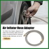 Motoforti 150cm 59" Car Tire Air Inflator Hose Adapter Quick