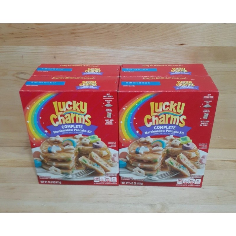 Betty Crocker 4 BOXES: Betty Crocker Lucky Charms Marshmallow Pancake