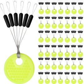 fogman Float Stop Rubber Sinker Stopper Float Rubber Cushion Rubber Fishing Set of 100 (S (0.8 - 2))