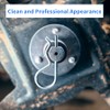Split Pin R Shaped Retaining Clip Durable Spring Hitch Cotter,