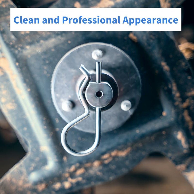 Split Pin R Shaped Retaining Clip Durable Spring Hitch Cotter,